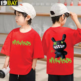 Everyday Cotton T-Shirt for Kids – Oversized Drop Shoulder Design with Roomy Fit